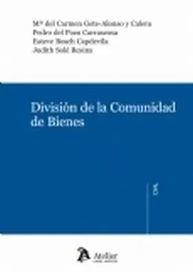 División de la Comunidad de Bienes.