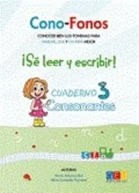 Cono-Fonos 3. ¡Se Leer y Escribir! Cuaderno 3