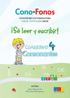 Cono-Fonos 3. ¡Se Leer y Escribir! Cuaderno 4