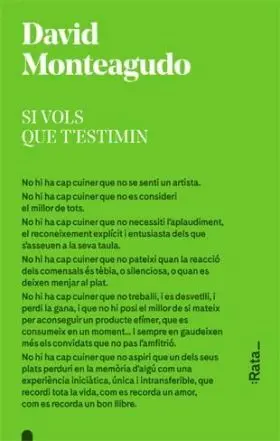Si Vols que T Estimin