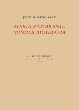 María Zambrano. Mínima Biografía