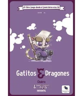Libro-Juego Infantil Gatitos y Dragones