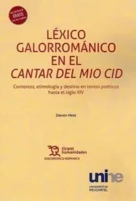 Lexico Galorromanico en el Cantar de mio Cid