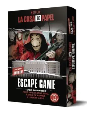 La Casa de Papel. Escape Game. Objetivo: Liberar a