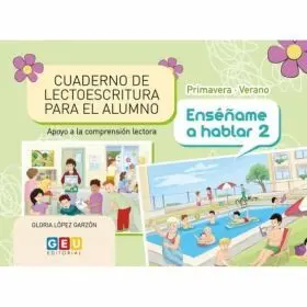 Cuaderno de Lectoescritura Primavera Verano Enseñame a Hablar 2