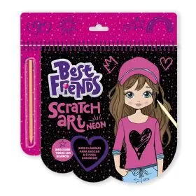 Ludum Best Friends Scratch Art Neon