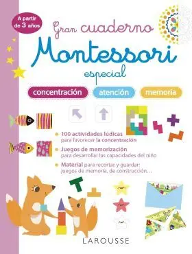 Gran Cuaderno Montessori Especial Concentracion, Atencion y Memor