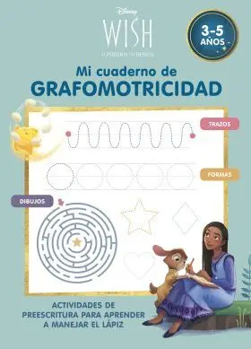 Disney Wish. Mi Cuaderno de Grafomotricidad