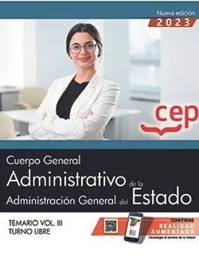Cuerpo Geral Admvo de la Admon Gral Estado Turno Libre Vol Iii