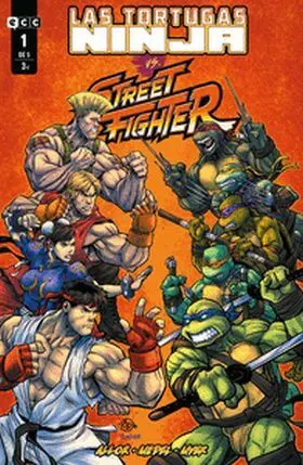 Las Tortugas Ninja Vs. Street Fighter Núm. 1 de 5