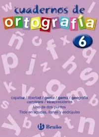 Cuaderno Ortografia 6