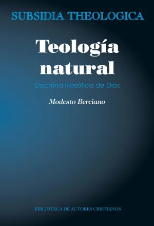 Teologia Natural Doctrina Filosofica de Dios