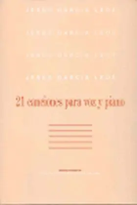 21 Canciones para Voz y Piano