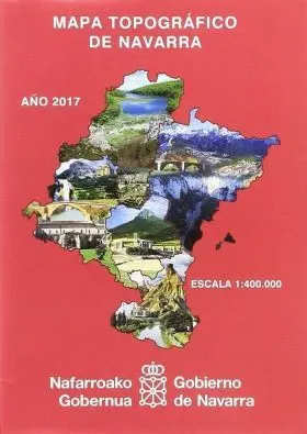 Mapa Topografico de Navarra, e 1:400. 000