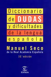 Diccionario de Dudas y Dificultades de la Lengua e