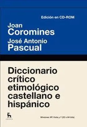 Diccionario Critico Etim. Ed. Elec.