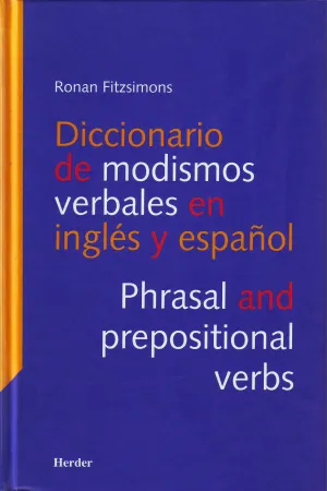 Diccionario de Modismos Verbales Ingles Español