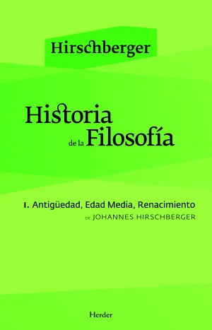 Historia de la Filosofia, Vol. i