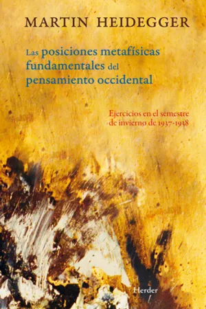 Las Posiciones Metafisicas Fundamentales del Pensa
