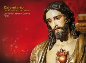 Calendario del Sagrado Corazon con Faldillas 2014