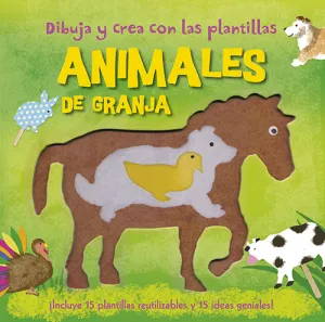 Dibuja y Crea con las Plantillas Animales de Granj