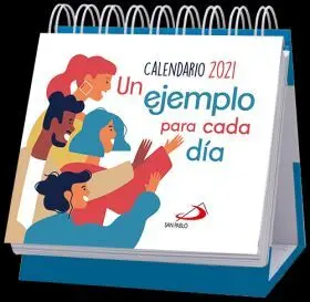 Calendario de Mesa un Ejemplo para Cada Día 2021