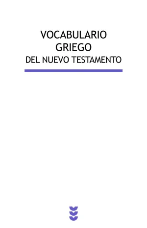 Vocabulario Griego del Nuevo Testamento