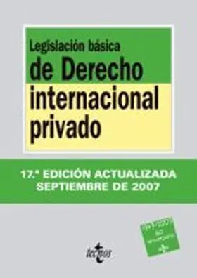 Legislacion Basica de Derecho Internacional Privad