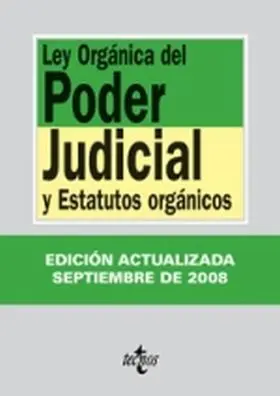 Ley Organica del Poder Judicial Ed. 2008