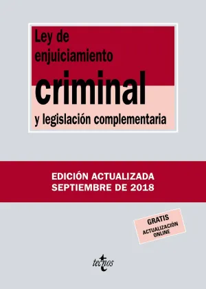 Ley Enjuiciamiento Criminal y Legislacion Complem