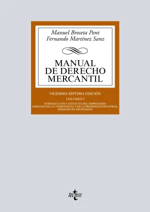 Manual de Derecho Mercantil