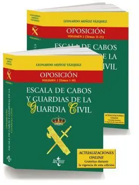 Pack Oposicion Escala de Cabos y Guardias de la Guardia Civil