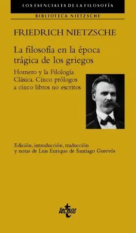 Filosofia en la Epoca Tragica de los Griegos, la