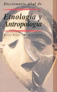 Diccionario de Etnologia y Antropologia