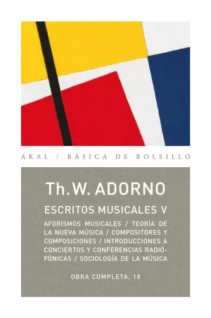 O. c. Adorno 18 Escritos Musicales V