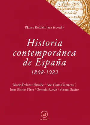 Historia Contemporanea de España 1808-1923