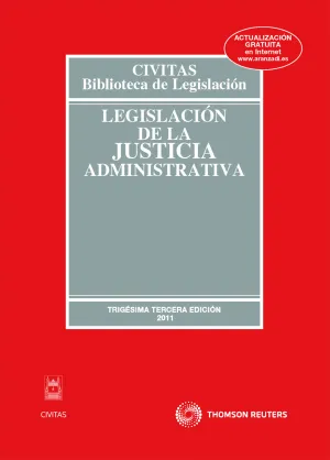 Legislacion de la Justicia Administrativa, 33ª2011