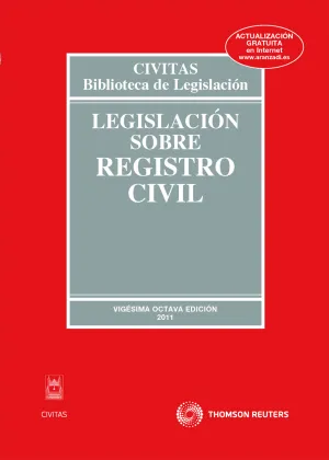Legislacion Sobre Registro Civil, 28ªed.