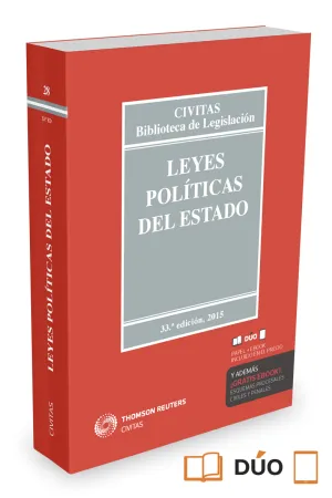 Leyes Politicas del Estado 2015 33 Ed