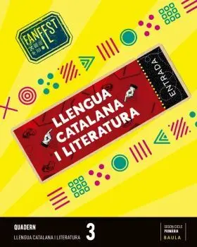 Quadern Llengua Catalana I Literatura 3R Primària Fanfest - Espir