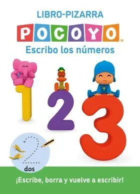 Pocoyo. Lectoescritura - Escribo los Numeros. (Libro-Pizarra)