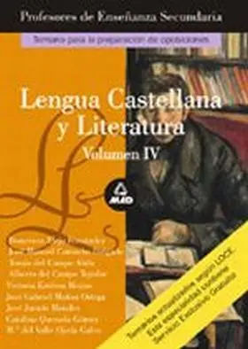 Lengua y Literatura Volumen Iv