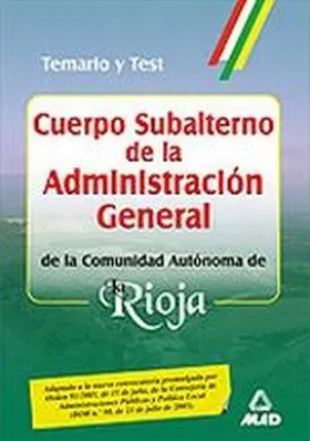 Subalterno Administracion General la Rioja
