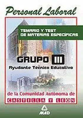 Temario y Test Ayudante Tecnico Educativo