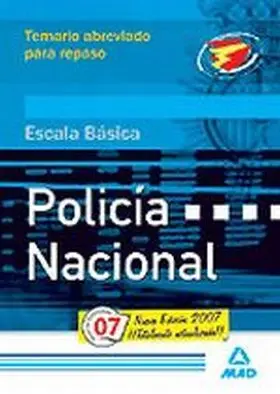 Temario Abreviado para Repaso Policia Nacional
