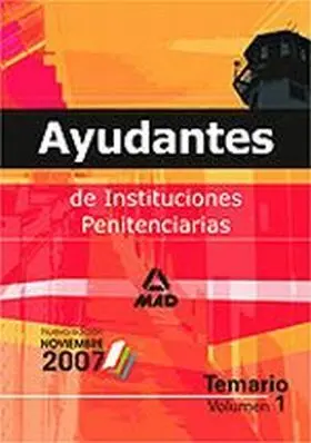 Temario Vol. 1 Ayudantes Instituciones Penitenciar