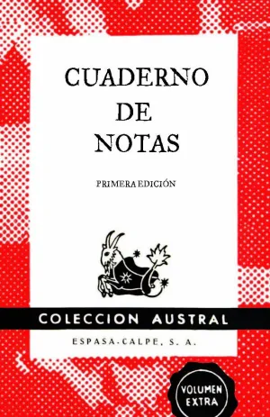 Cuaderno de Notas Rojo11,2X17,4Cm