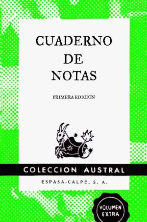 Cuaderno de Notas Verde 9X14Cm
