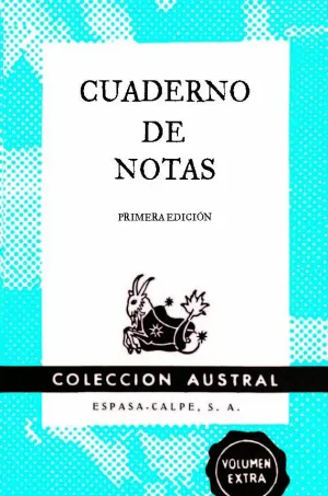 Cuaderno de Notas Azul 9X14Cm