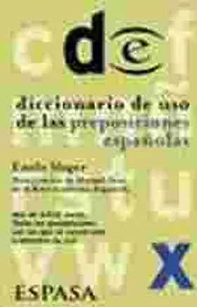 Diccionario de Uso de las Preposiciones Españolas